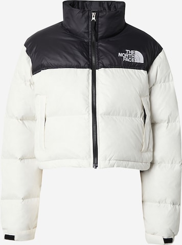 THE NORTH FACE Winter jacket 'Nuptse' in White: front