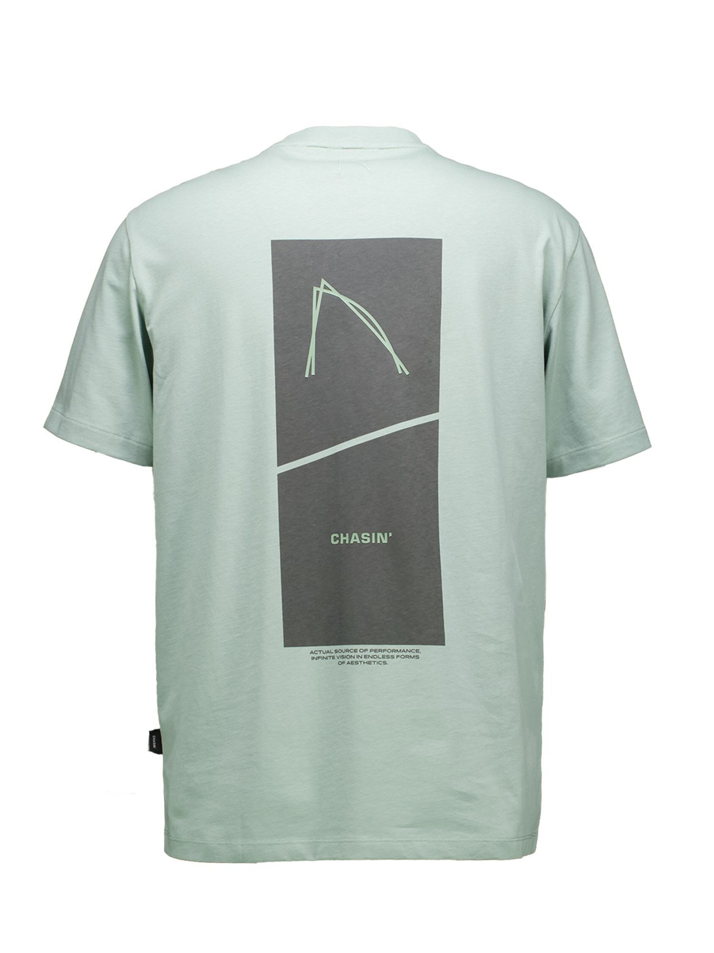 CHASIN' T-Shirt 'Trez' in Grün