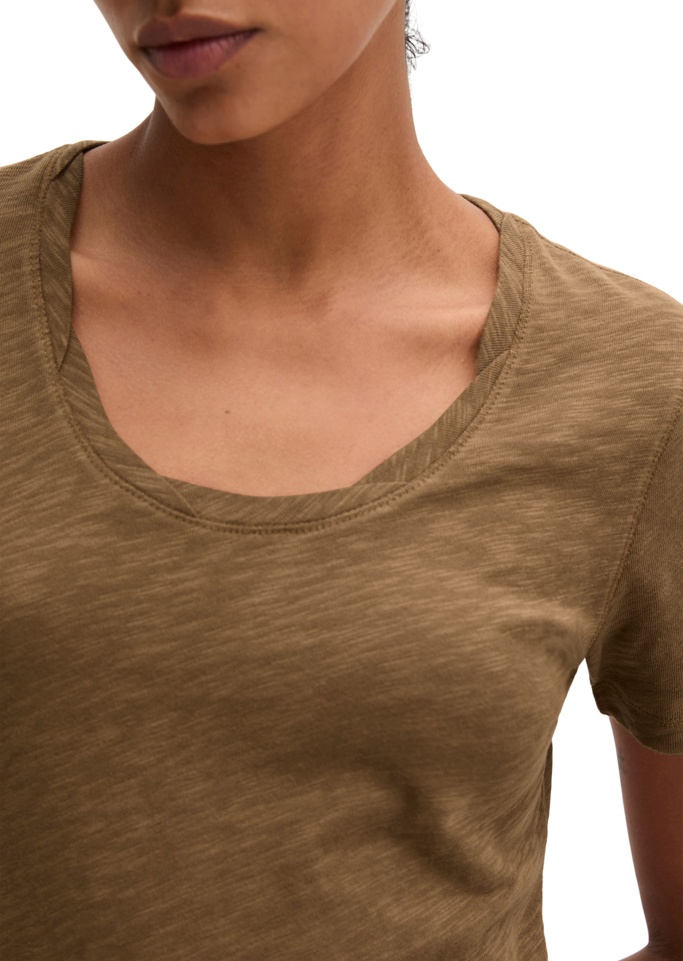 T-shirt 'DfC' Marc O'Polo en marron