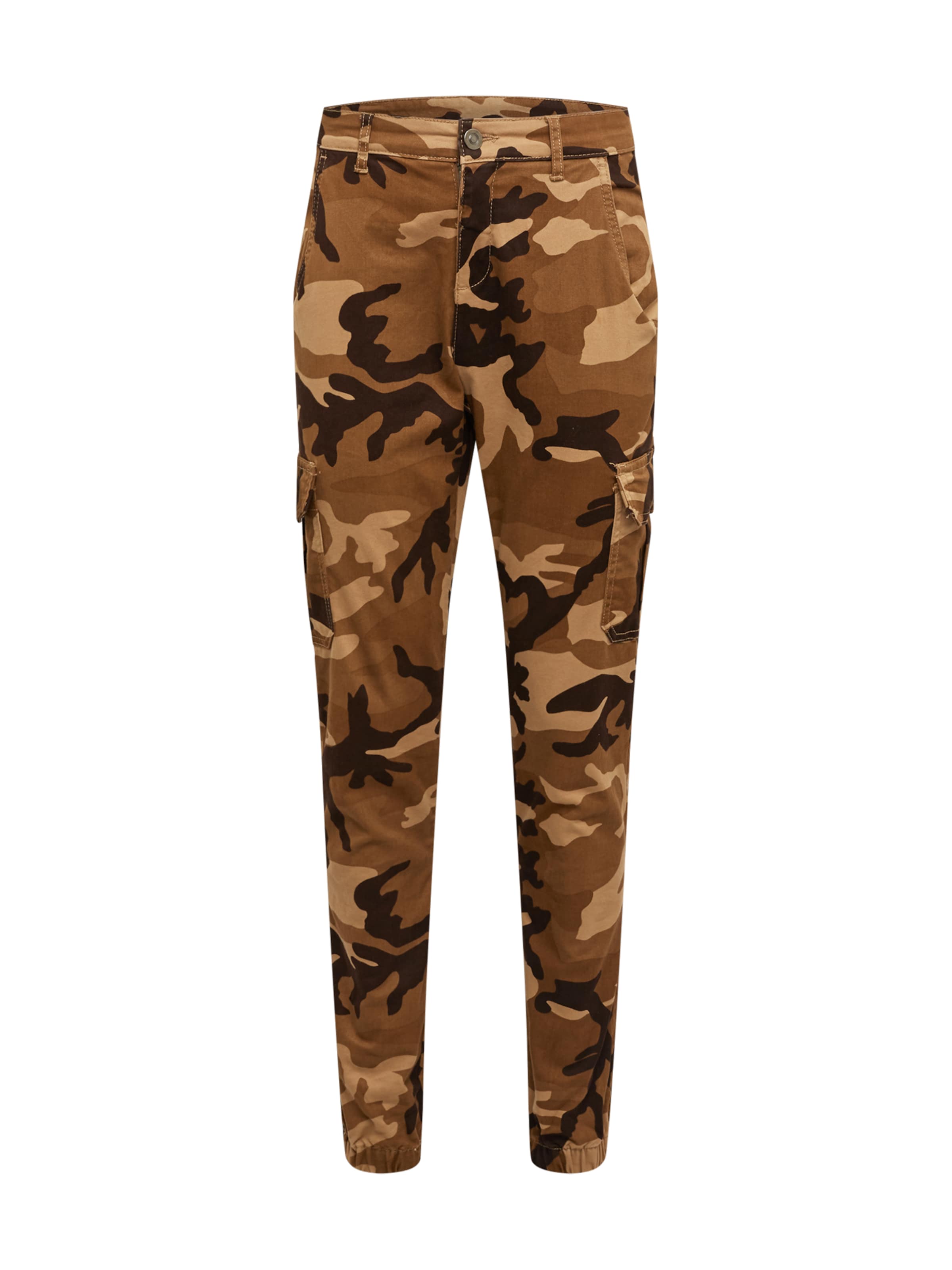 Urban Classics Брюки-карго в Коричневый: спереди