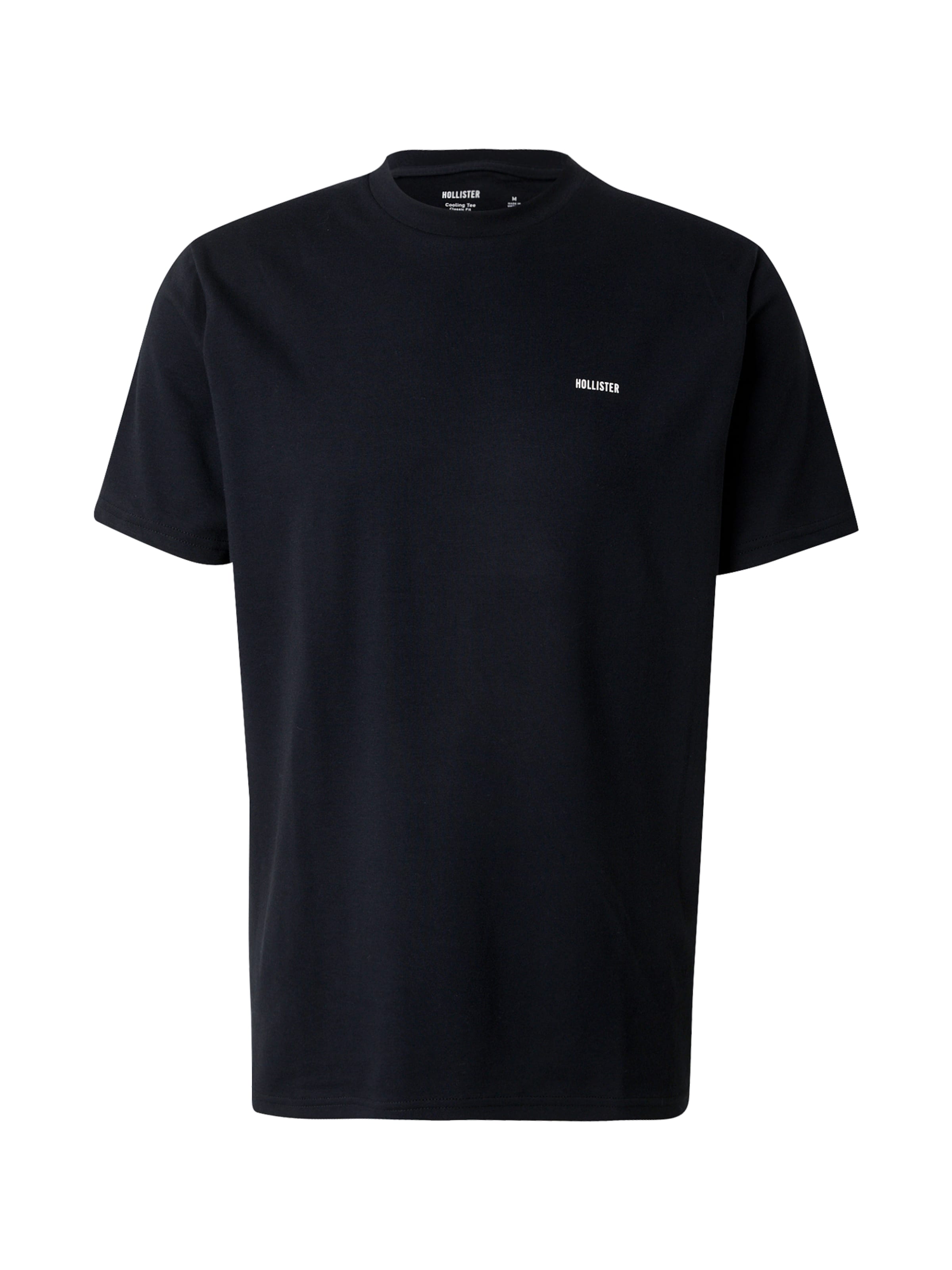 fekete / fehér HOLLISTER Póló, Termék nézet