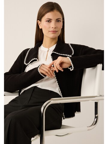 MORE & MORE Strickjacke in Schwarz