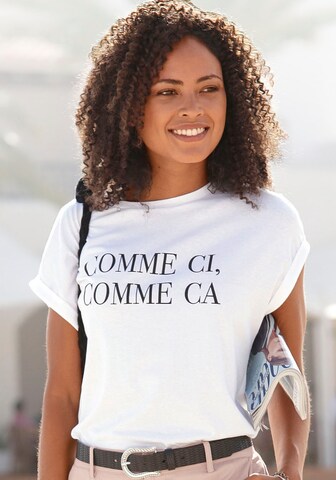 T-shirt BUFFALO en blanc : devant