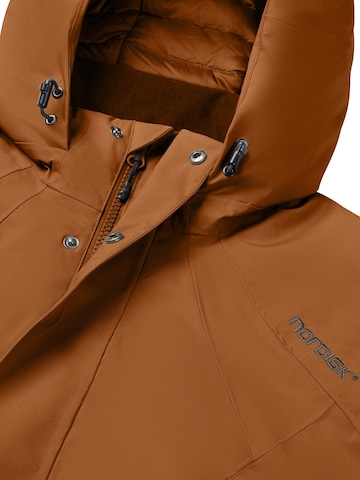 NORDISK Winter Coat 'Vigdis' in Brown