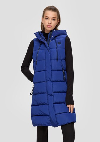 Gilet QS en bleu : devant