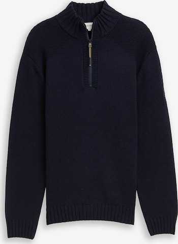 Pull-over TOM TAILOR en bleu : devant