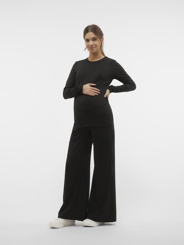 MAMALICIOUS Wide leg Pants 'MLGio' in Black