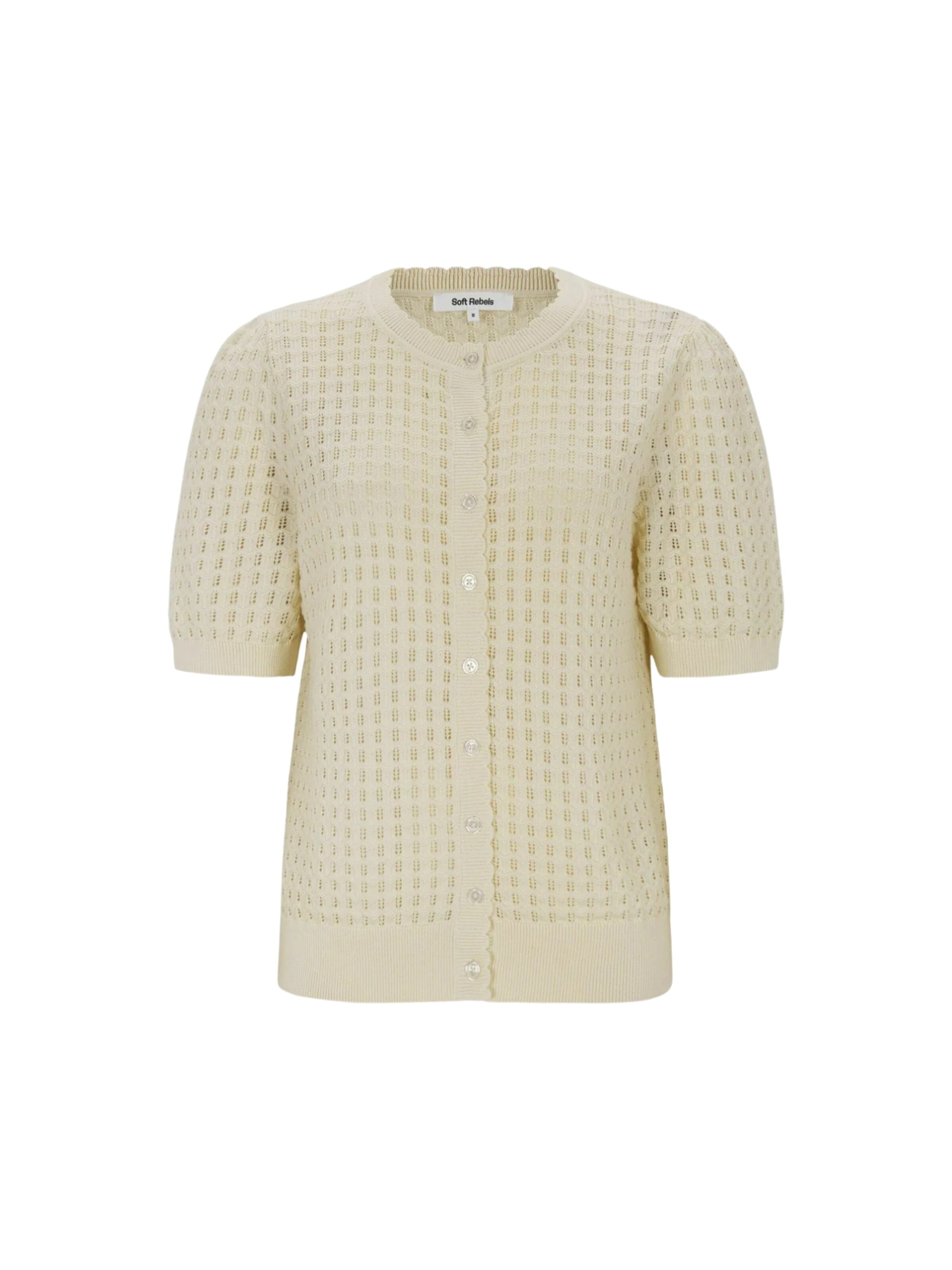 bézs Soft Rebels Pulóver ' SRAlarice ', Termék nézet