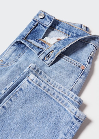 MANGO Regular Jeans 'claudia' in Blau