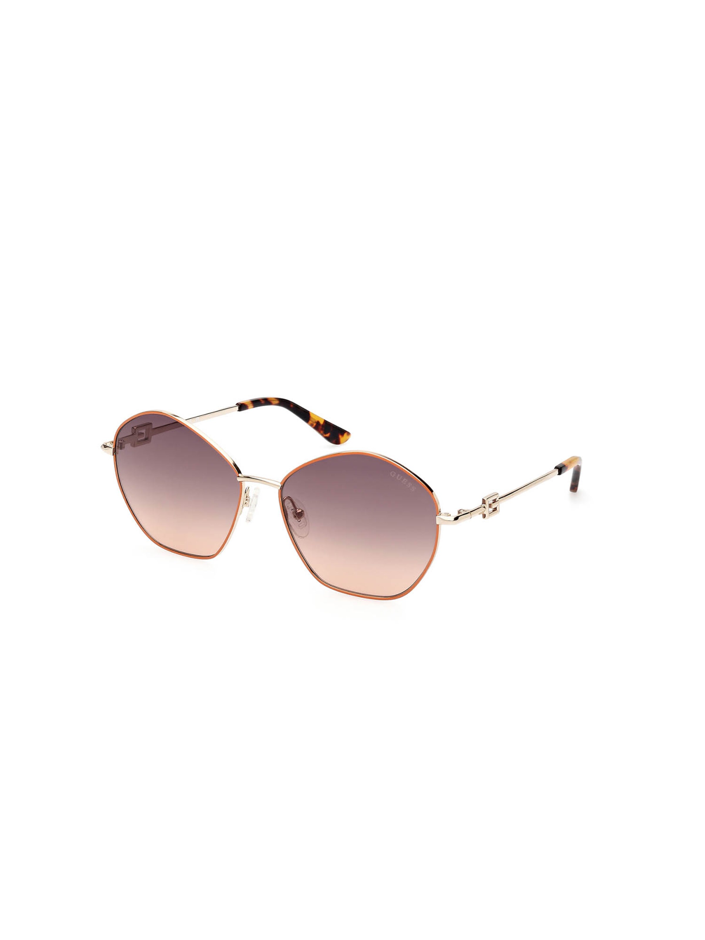 GUESS Sunglasses in Brown: front