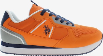 U.S. POLO ASSN. Sneakers laag 'Nobil' in Oranje