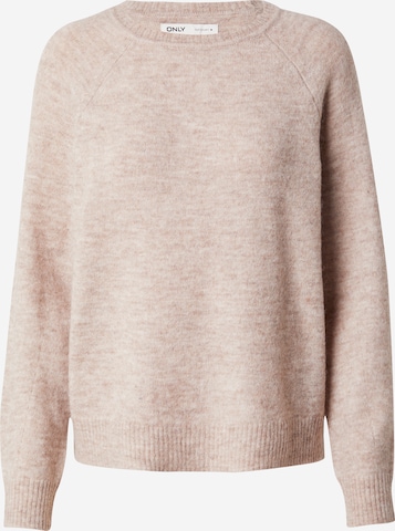 smėlio ONLY Megztinis 'ONLROME': priekis