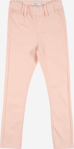NAME IT Skinny Trousers 'Polly' in Pink: front