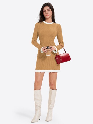 Rochie tricotat de la Imily Bela pe bej