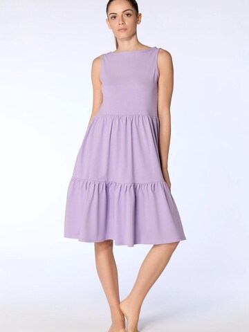 Leela COTTON Dress in Purple