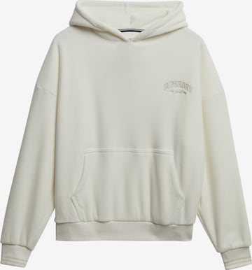 Superdry Sweatshirt 'Country Club' in Wit: voorkant