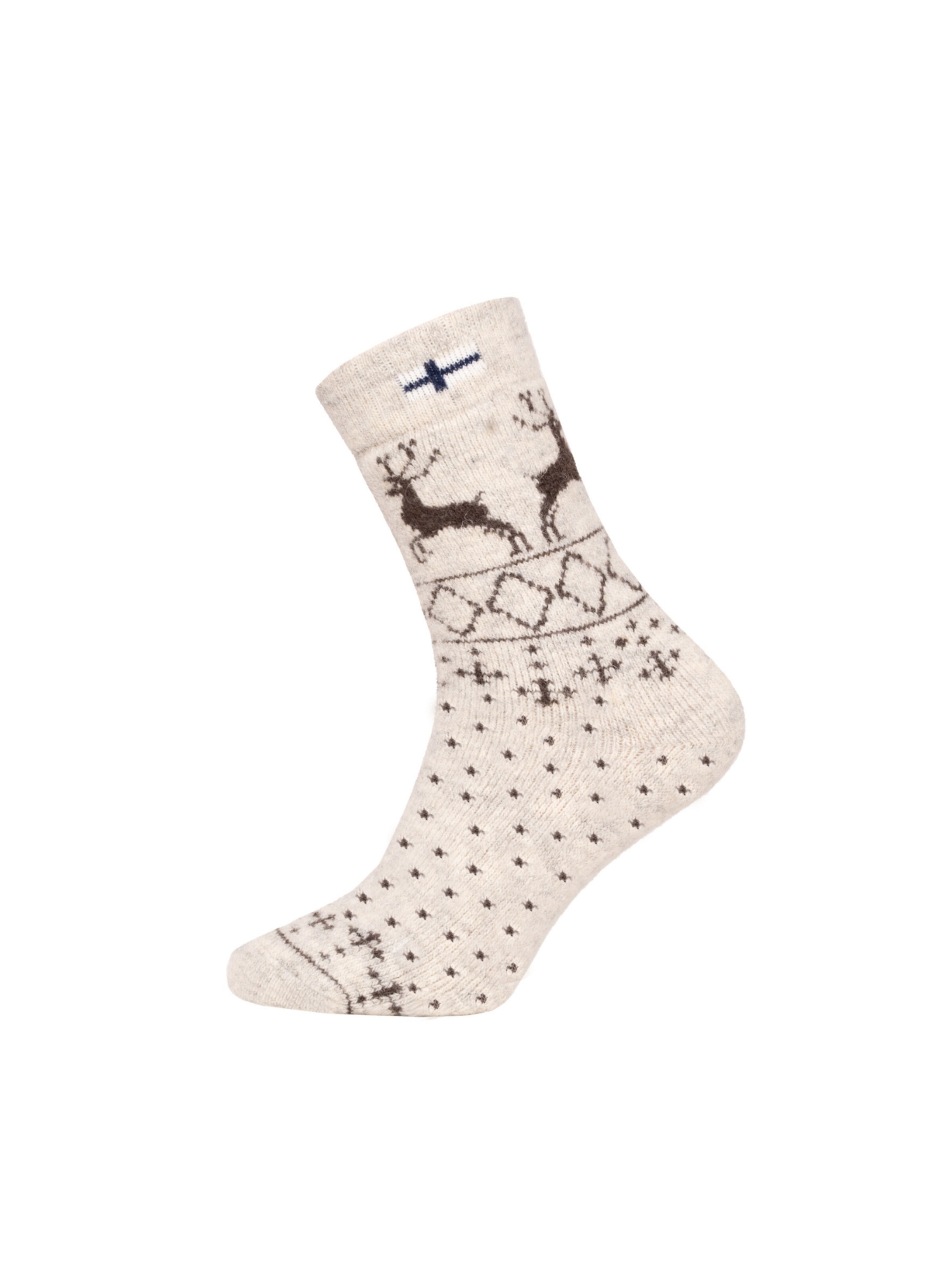 HomeOfSocks Socks 'HOS805' in Beige: front