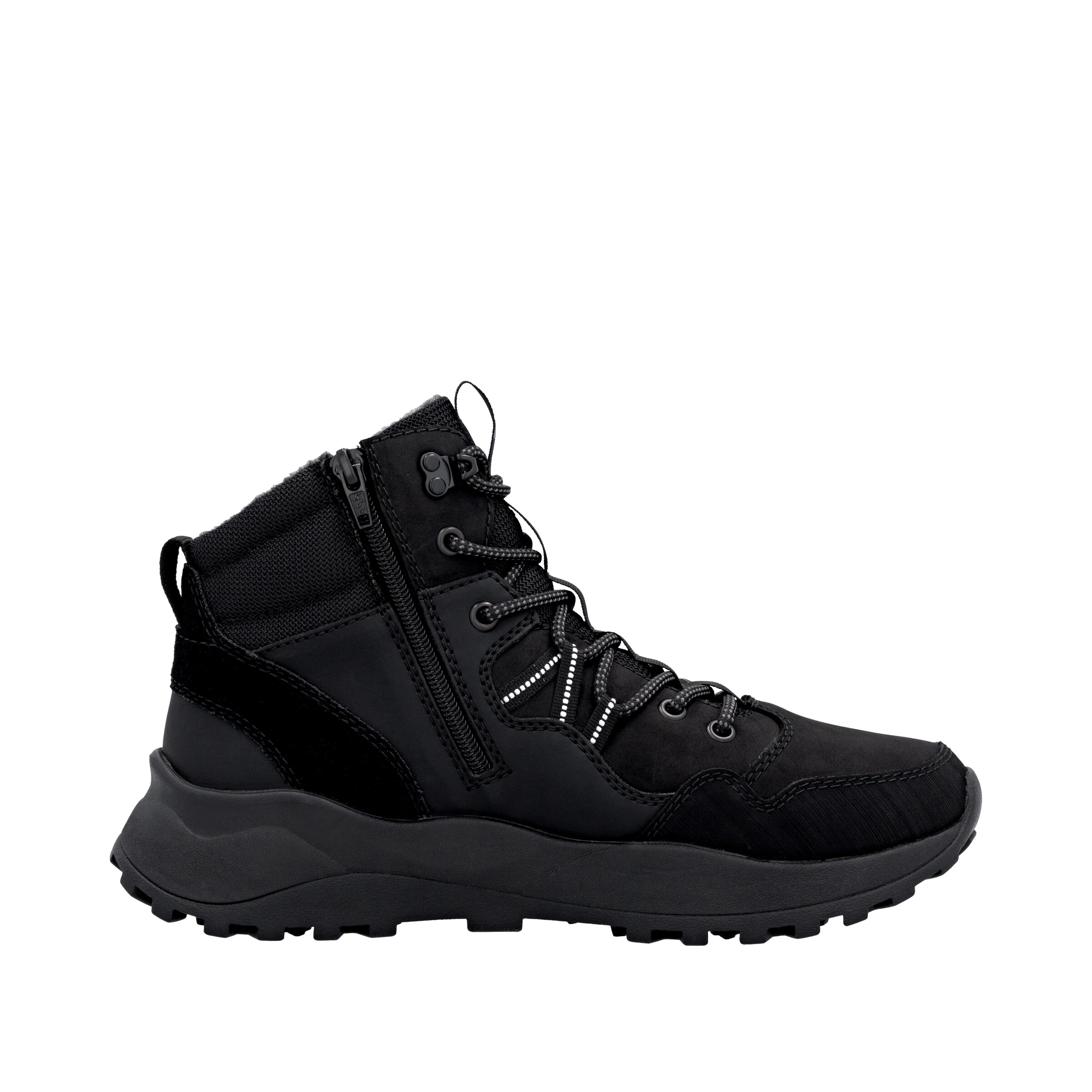 Bottes à lacets 'U1370' Rieker en noir