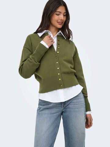 ONLY - Casaco de malha 'ONLMIO' em verde