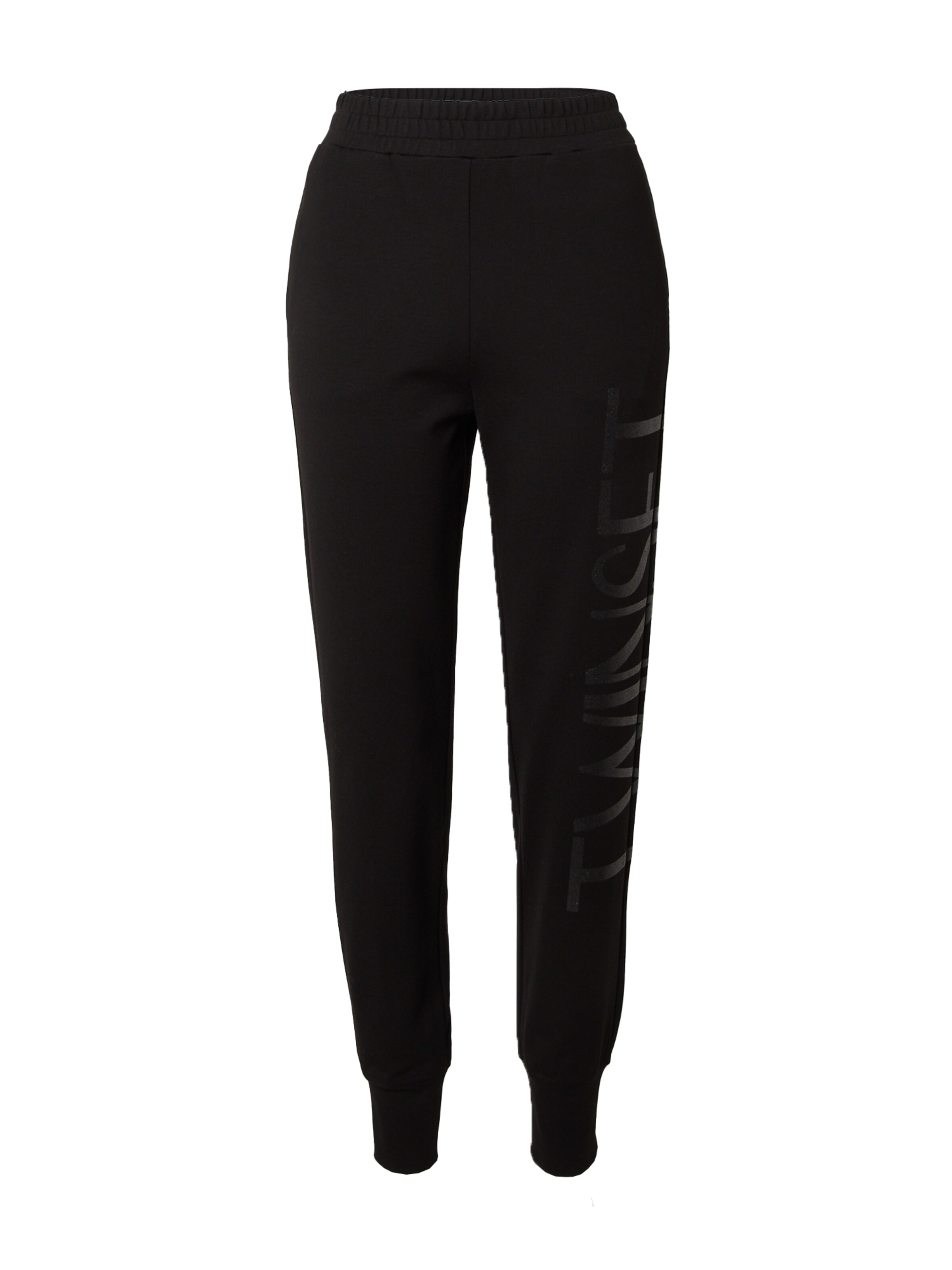 Twinset Zúžený Kalhoty – černá: přední strana