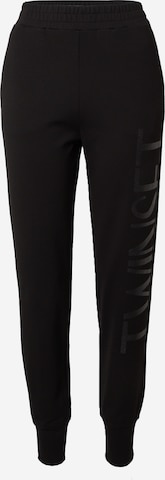 Twinset Дънки Tapered Leg Панталон в черно: отпред
