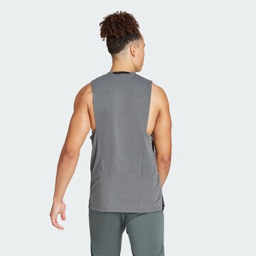 T-Shirt fonctionnel 'D4T Workout' ADIDAS PERFORMANCE en gris