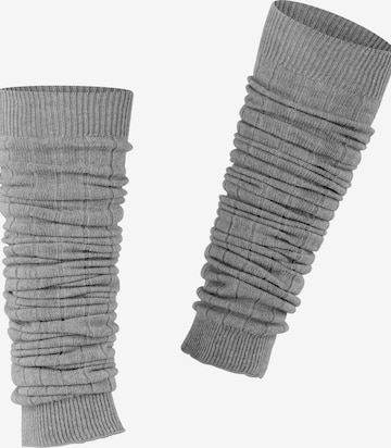 ESPRIT Leg Warmers 'Rib' in Grey: front