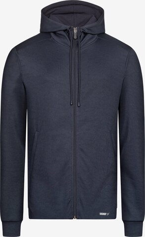 Ordinary Truffle Zip-Up Hoodie 'BASTI' in Blue: front