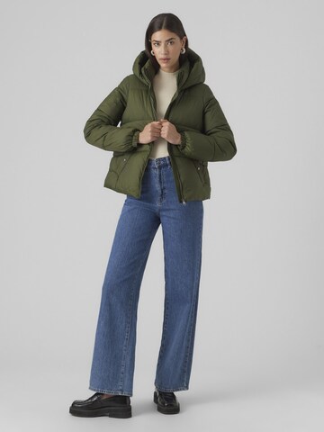 VERO MODA Winter Jacket in Green