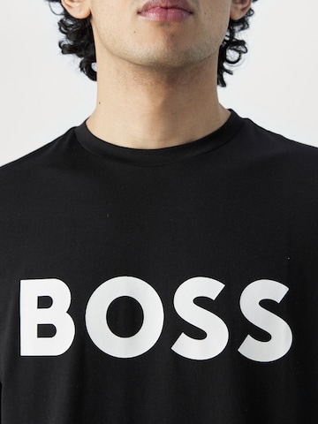 Tricou 'Thinking 1' de la BOSS pe negru