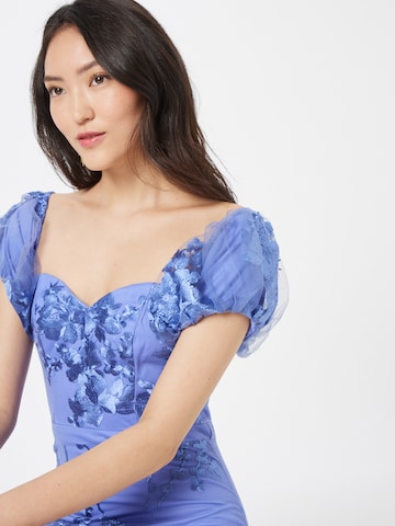 Chi Chi London Cocktail Dress in Blue