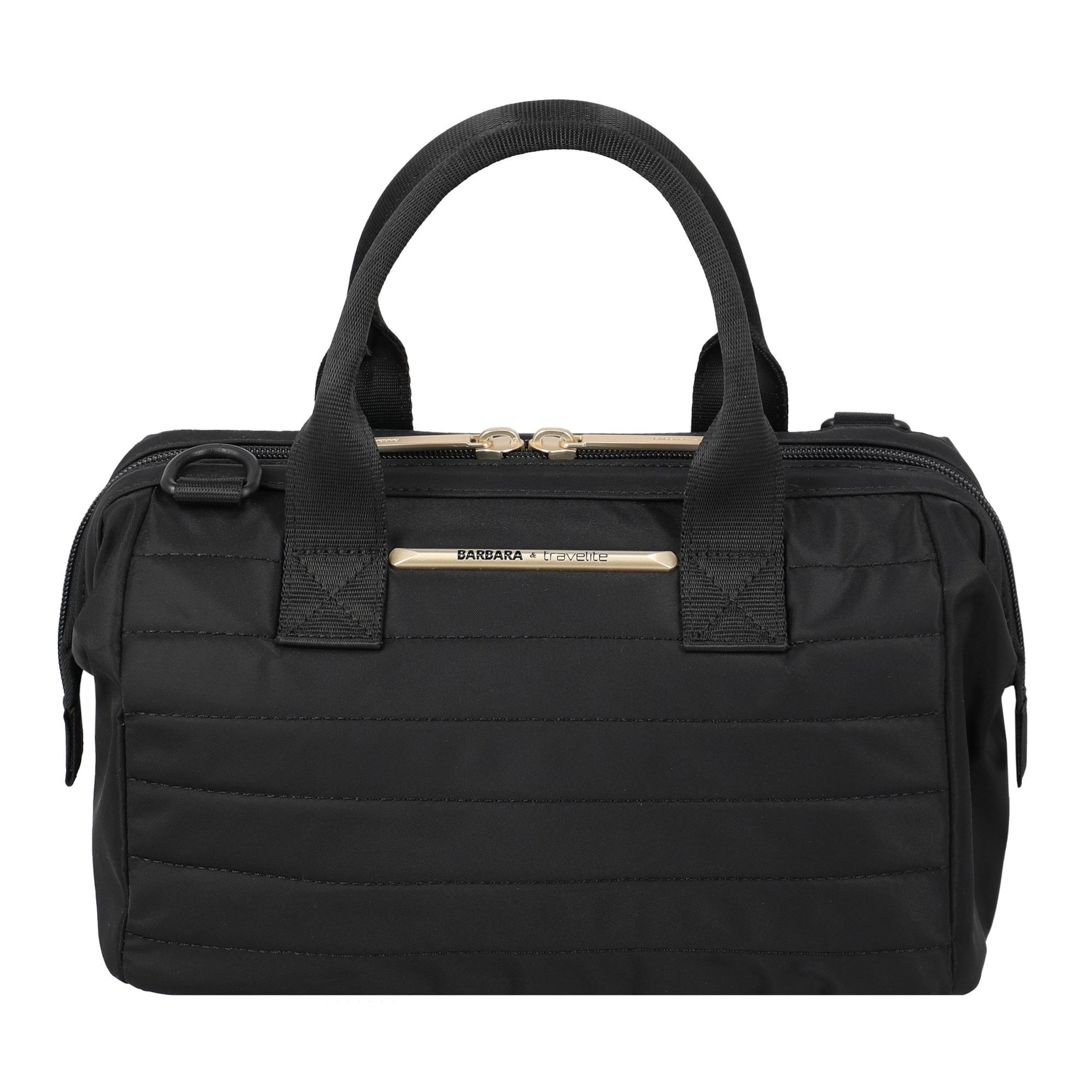 TRAVELITE Handtas 'Barbara' in Zwart: voorkant
