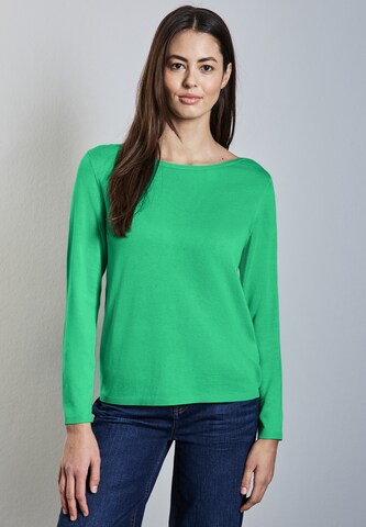 STREET ONE Strickpullover in Grün: Vorderseite