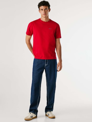 Maglietta 'Contrast Connor' di Pepe Jeans in rosso