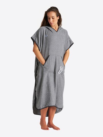 ARENA Bademantel 'ICONS HOODED PONCHO' in Grau: predná strana