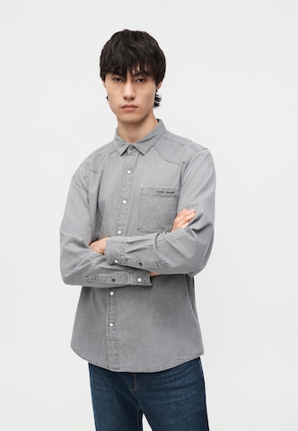 Pepe Jeans Средняя посадка Рубашка 'CHAMBRE' в Серый: спереди