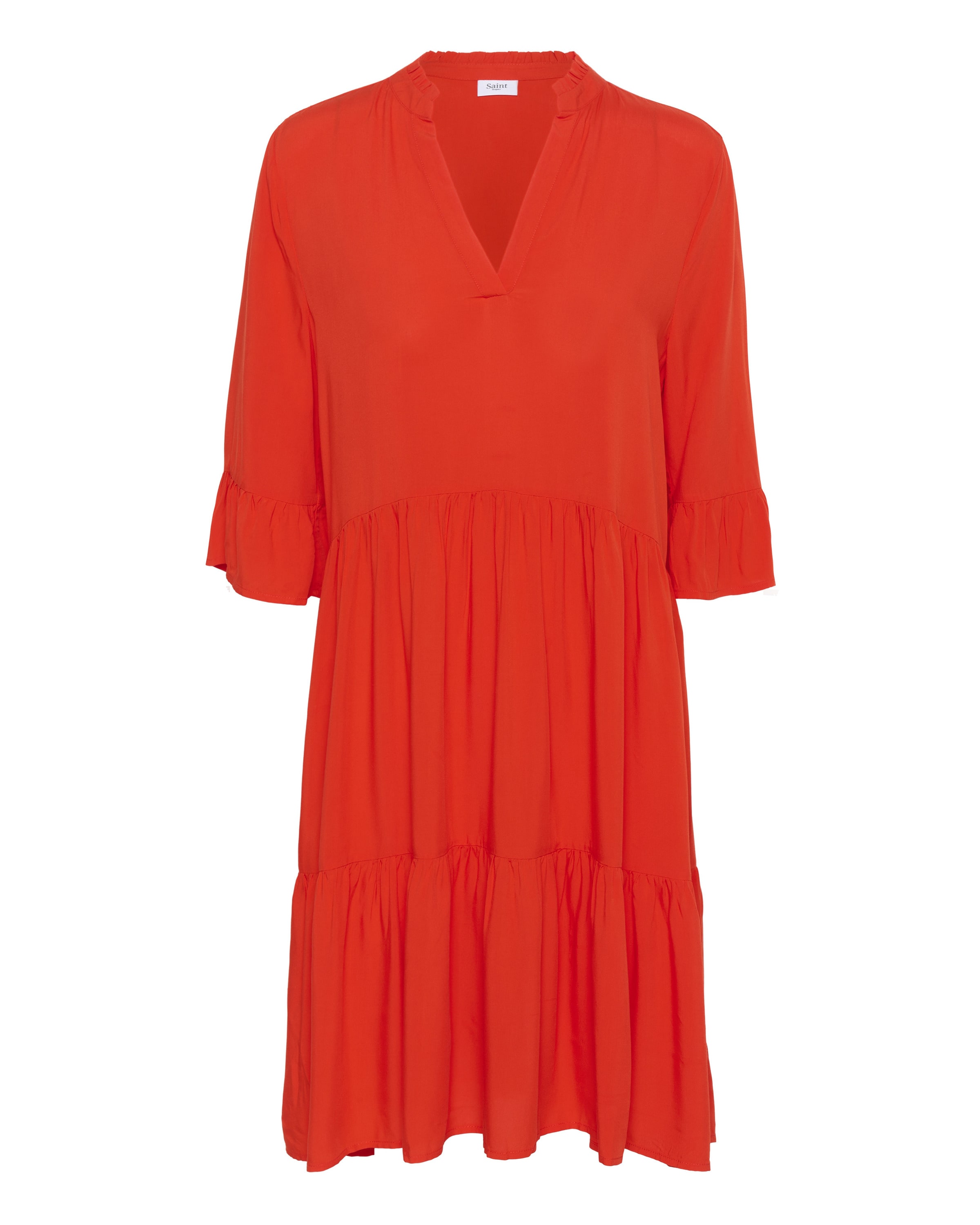 SAINT TROPEZ Kleid 'EdaSZ' in Rot: Vorderseite