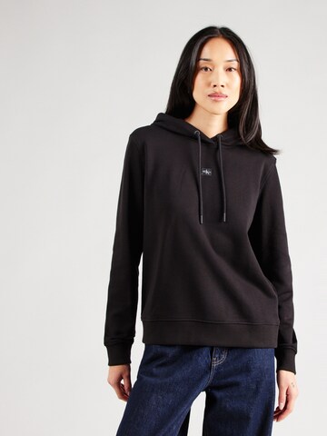 Calvin Klein Jeans Μπλούζα φούτερ σε μαύρο: μπροστά