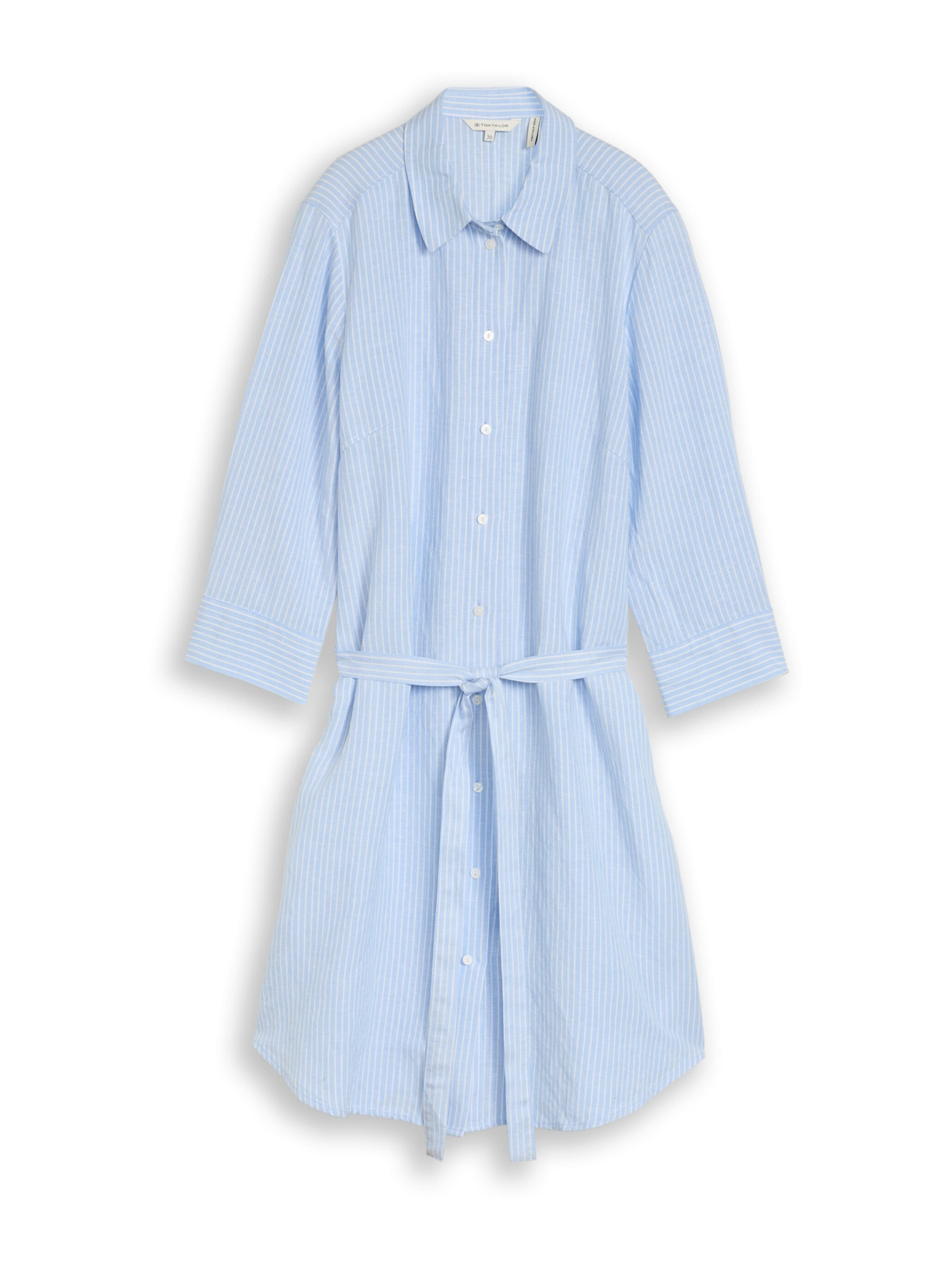 TOM TAILOR Dolga srajca | modra barva: sprednja stran