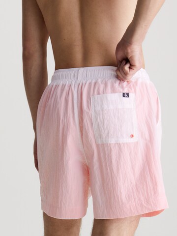 Shorts de bain Calvin Klein Swimwear en rose