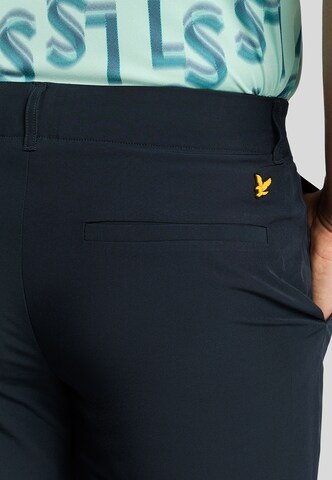 Lyle & Scott Regular Broek in Blauw