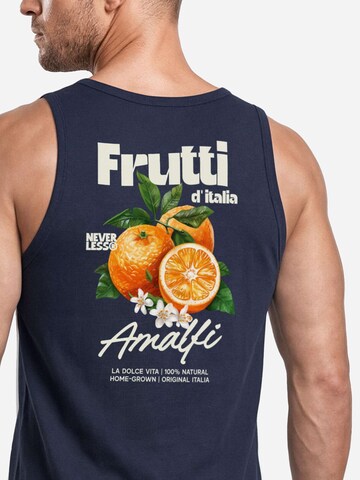 Neverless Shirt 'Frutti di italia' in Blue