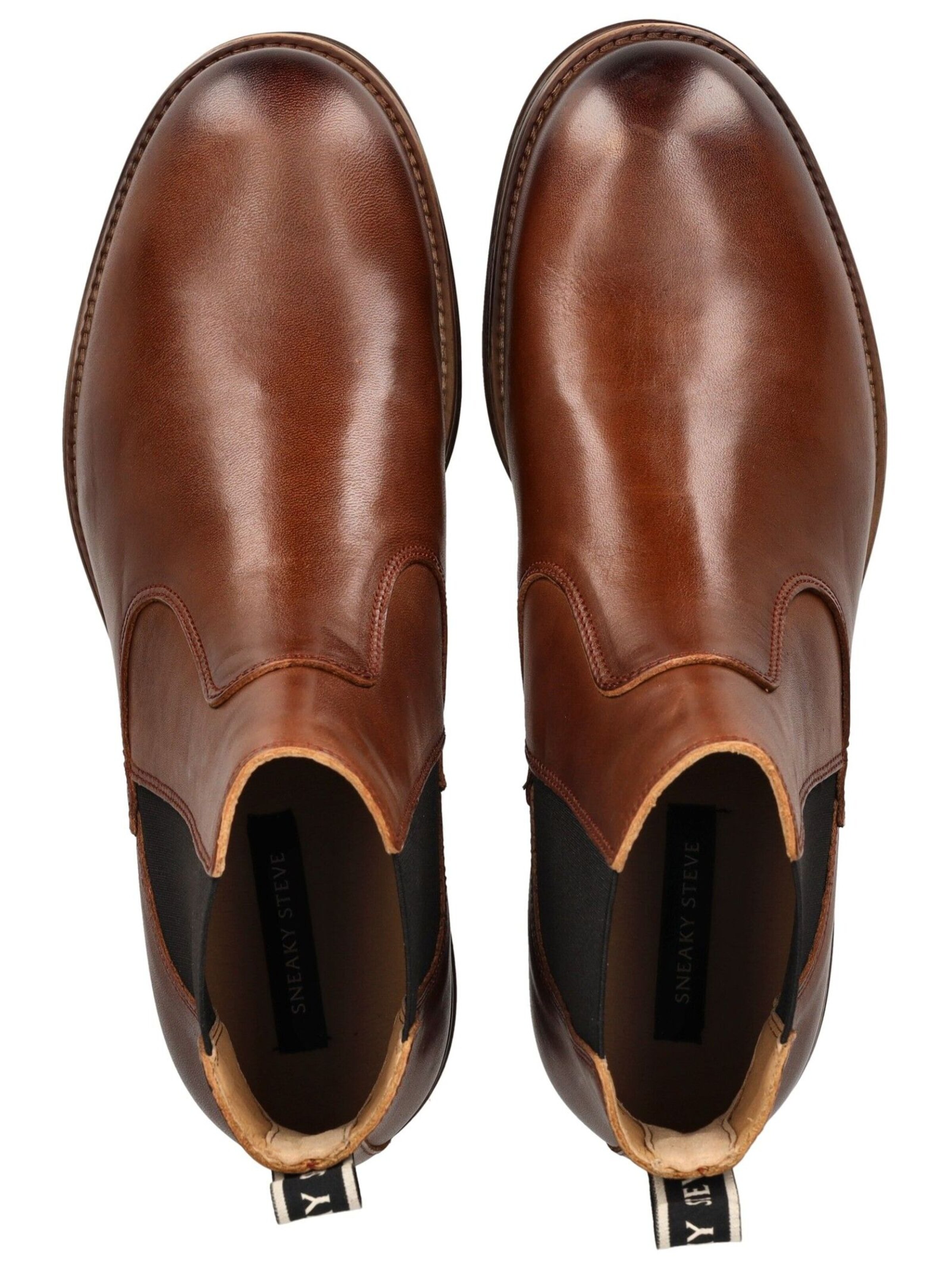 Chelsea Boots Sneaky Steve en marron