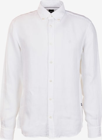 BOSS Regular Fit Hemd 'Liam' in Weiß: Vorderseite