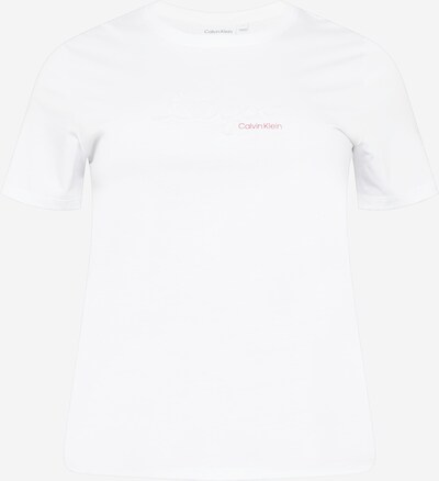 Tricou 'INCLUSIVE VALENTINES' Calvin Klein Curve pe roșu cranberry / alb, Vizualizare produs