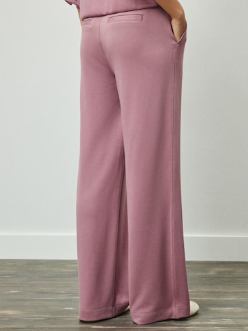 Next Wide leg Trousers 'Premium' in Pink