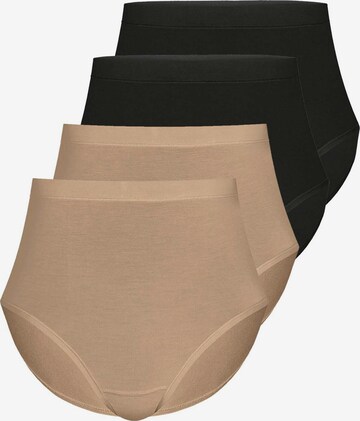 sassa Slip 'LOVELY SKIN' in Schwarz: Vorderseite