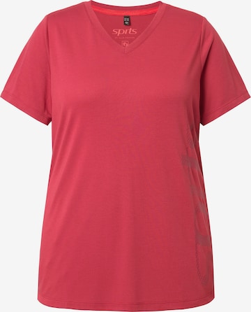 Ulla Popken Shirt in Rot: Vorderseite