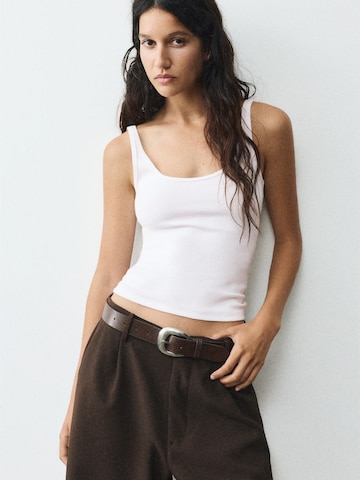 Pull&Bear Top in White: front