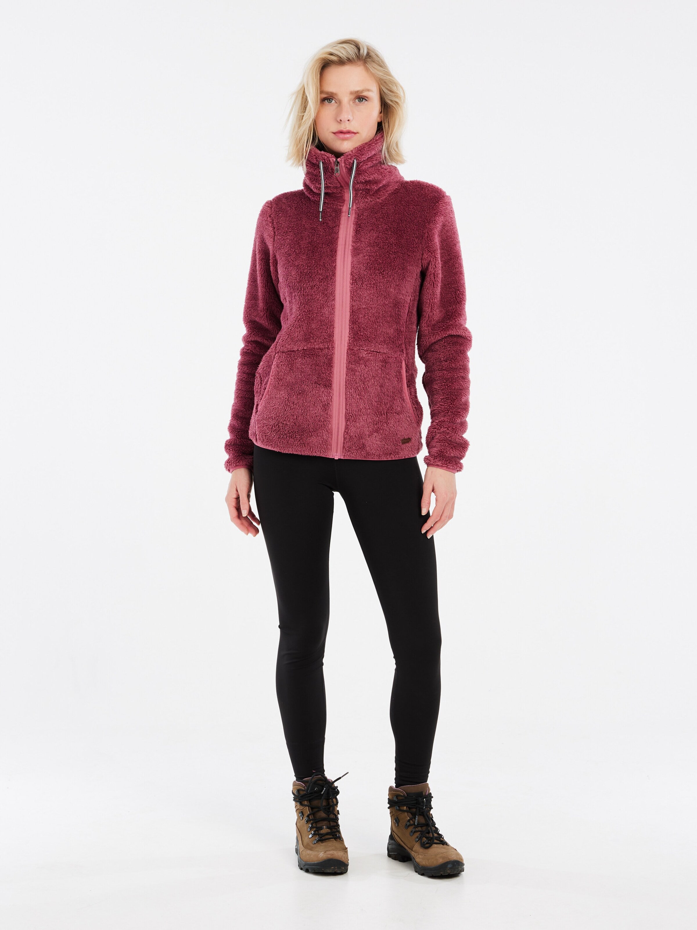 PROTEST Fleece Jacket 'RIRI' in Pink